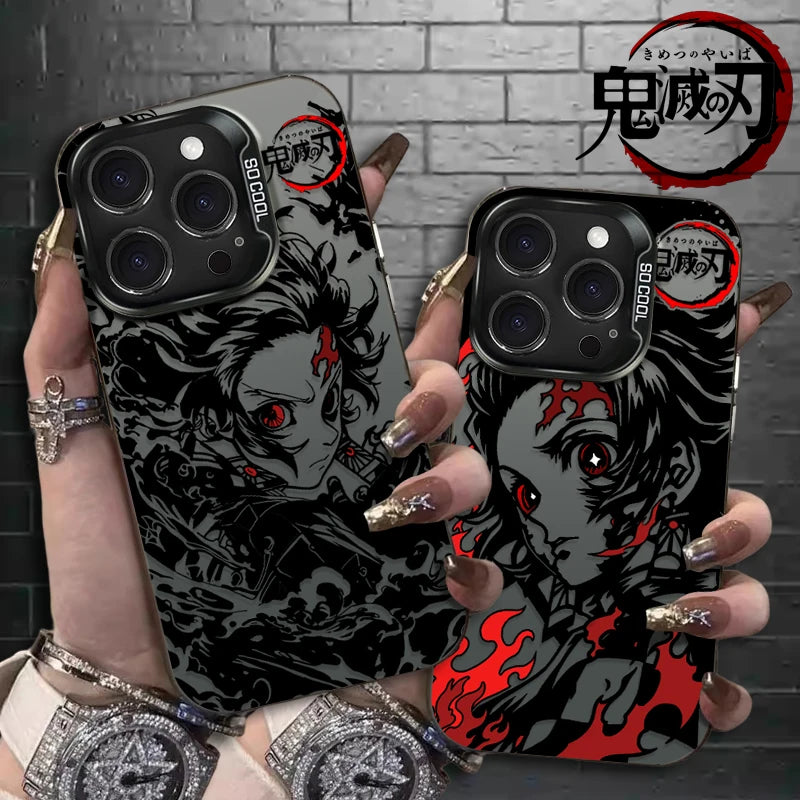 Phone Case for Demon Slayer Anime Tanjiro Kamado iPhone 12 17 Air Pro Max 16 15 11 14 13 Pro Max XS X XR Plus 8 7 SE 2020 Cover