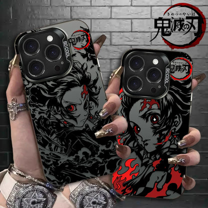 Phone Case for Demon Slayer Anime Tanjiro Kamado iPhone 12 17 Air Pro Max 16 15 11 14 13 Pro Max XS X XR Plus 8 7 SE 2020 Cover
