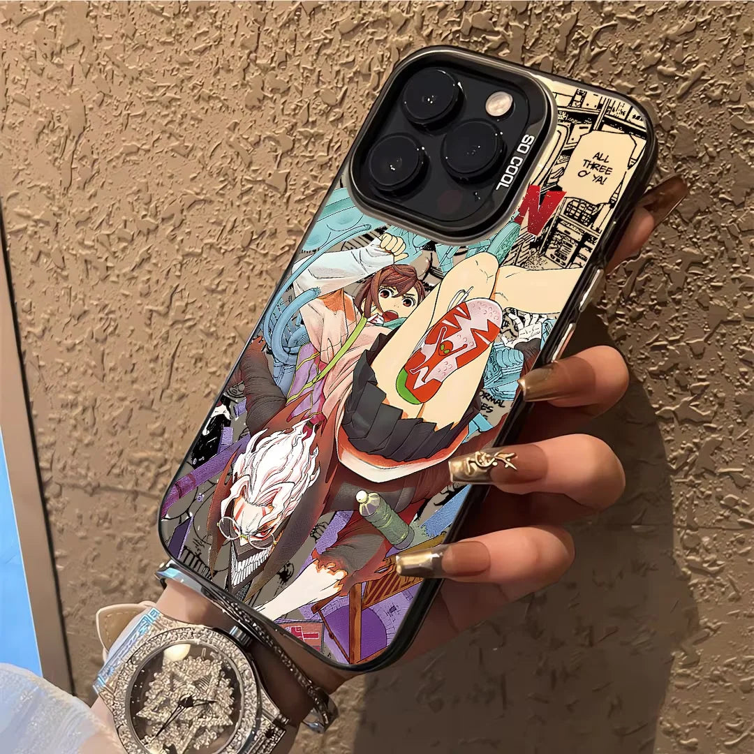 Anime Dandadan Phone Case For iPhone 16 e 15 14 13 12 11 Pro Max Plus Mini X XS XR SE 2020 2022 Funda Coque