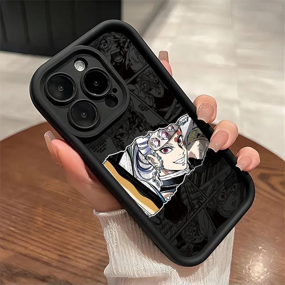 Anime D-DemonS Cool S-SlayerS Hot Phone Case For IPhone 17 16e 16 15 14 13 12 11 Air Pro Max Mini Plus Soft TPU Back Cover