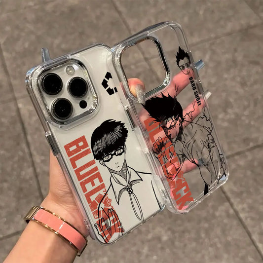 Anime BLUE LOCK Phone Case For iPhone 17 16e 16 15 14 13 12 11 mini Pro Max X XR XSMAX 8 7 Air Plus Transparent Soft Cover