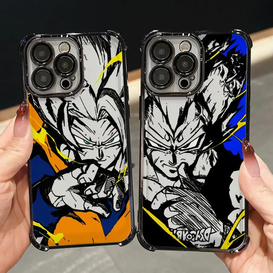 Dragon Ball Vegeta Kakarot Goku Soft Phone Cover Case for iPhone 14 16 Pro Max 13 15 Plus 11 12 17 Air