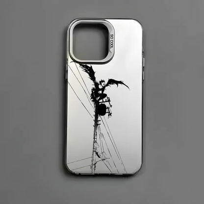 Anime D-Death Note Comics Phone Case For iPhone 16 15 14 13 12 11 Pro Max Plus – Colorful Gradient Soft TPU Back Cover