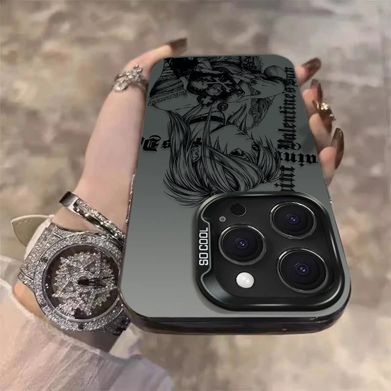 Anime Deaths Note Phone Case For iPhone 17 17e 16e 16 15 14 13 12 11 mini Pro Max X XR XSMAX Air Plus Anti Fall Matte Back Cover