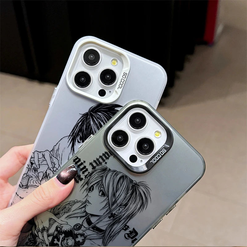 Anime Deaths Note Phone Case For iPhone 17 17e 16e 16 15 14 13 12 11 mini Pro Max X XR XSMAX Air Plus Anti Fall Matte Back Cover