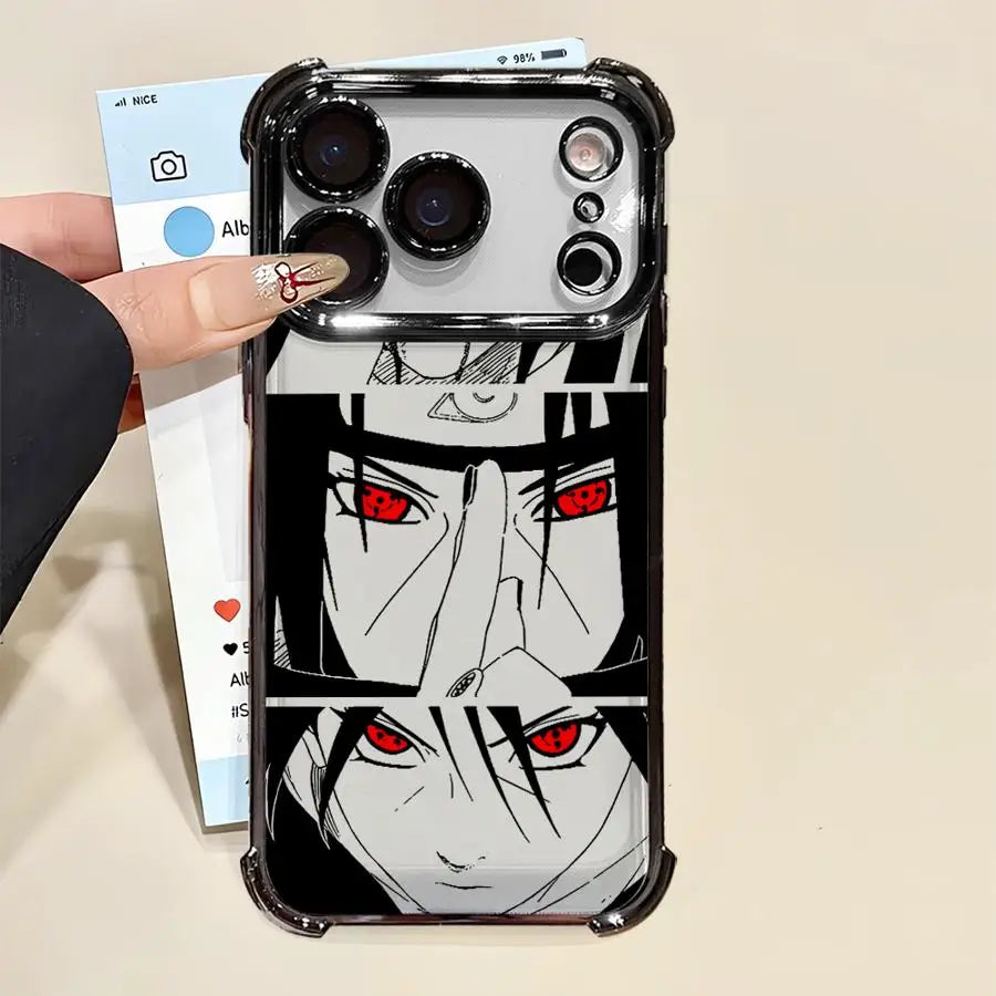 Anime NN-arutoS Clear Cover Case for iPhone 17 Air 16 15 14 Plus 16e 13 12 11 Pro Max