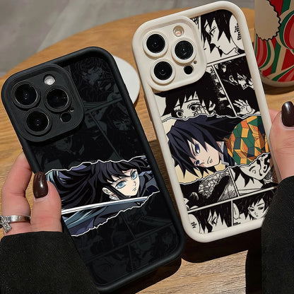 Anime D-DemonS Cool S-SlayerS Hot Phone Case For IPhone 17 16e 16 15 14 13 12 11 Air Pro Max Mini Plus Soft TPU Back Cover