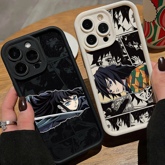 Anime D-DemonS Cool S-SlayerS Hot Phone Case For IPhone 17 16e 16 15 14 13 12 11 Air Pro Max Mini Plus Soft TPU Back Cover