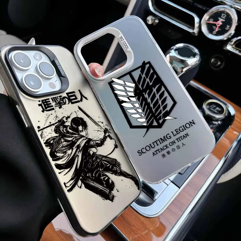 Attack on Titan Anime Cover For Apple iPhone 17 Air 16E 16 15 14 13 12 mini Pro Max Plus Colorful Phone Case