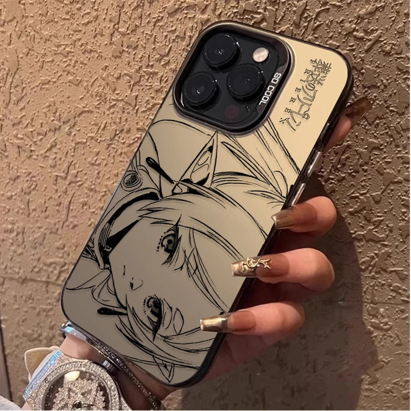 Anime Frieren Couple Hard PC Case for Samsung Galaxy S23 S24 S25 S22 Ultra S21 Plus FE A56 A36 A26 5G A16 A06 4G Note 20 Cover