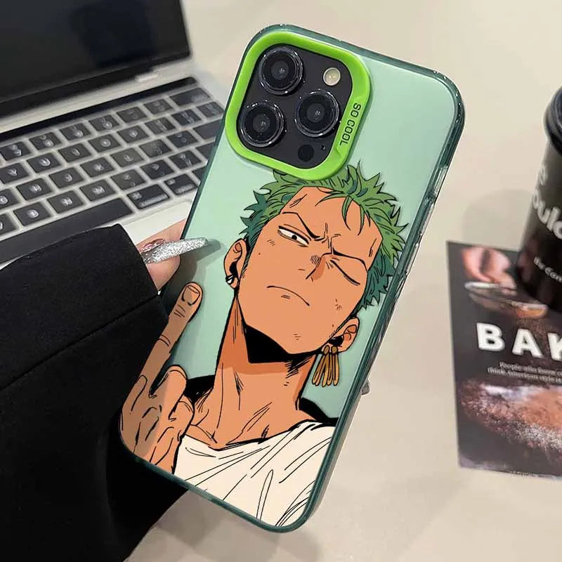 L-uffys Z-oro Anime Cover For Apple iPhone 17 Air 16E 16 15 14 13 12 mini Pro Max Plus Colorful Phone Case