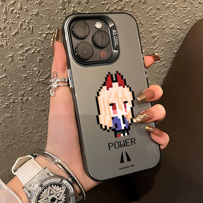 lovely pixel Matte Phone Case for Oppo A5x A5 A3x A60 A79 A98 A1 A78 A58 A38 A18 A57 A76 A17 A94 A74 F29 Pro 4G 5G chainsaw man