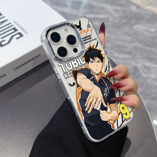 Hot Anime Haikyuu Hinata Shoyo Phone Case For iPhone 17 16e 16 15 14 13 12 11 mini Pro Max X XR XSMAX 8 7 Air Plus Soft Cover