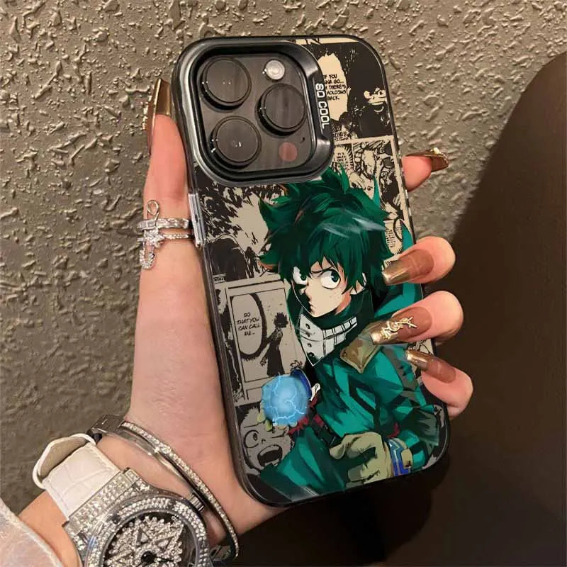 Anime My Hero Academia Phone Case For iPhone 17 16e 16 15 14 13 12 11 mini Pro Max X XR XSMAX 8 7 Air Plus Anti Fall Matte