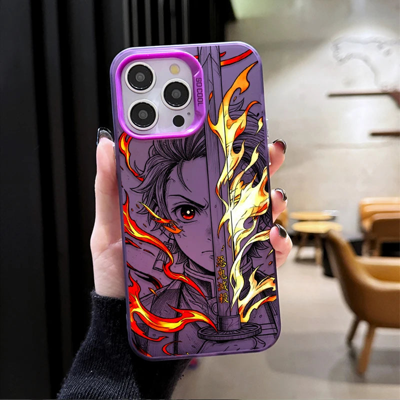 Anime Giyu Tanjiro Demon Slayer Phone Case for Xiaomi Redmi Note 15 14 13 12 10 9 Pro Plus 4G 5G 12S 11S 10S  9S Matte Cover