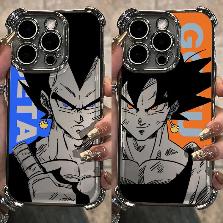 Popular Dragon Ball Plating Phone Case For iPhone 17 17e 16e 16 15 14 13 12 11 Pro Max X XR XSMax 7 8 Mini Air Plus Anti-Fall