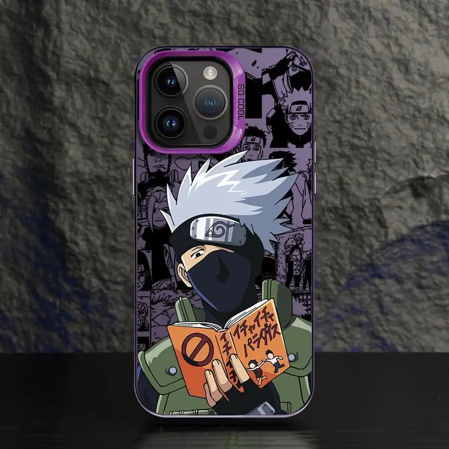 N-N-arutos Kakashi Soft Shell Case for iPhone 17 Air 11 12 13 Pro Max 16e 14 15 16 Plus