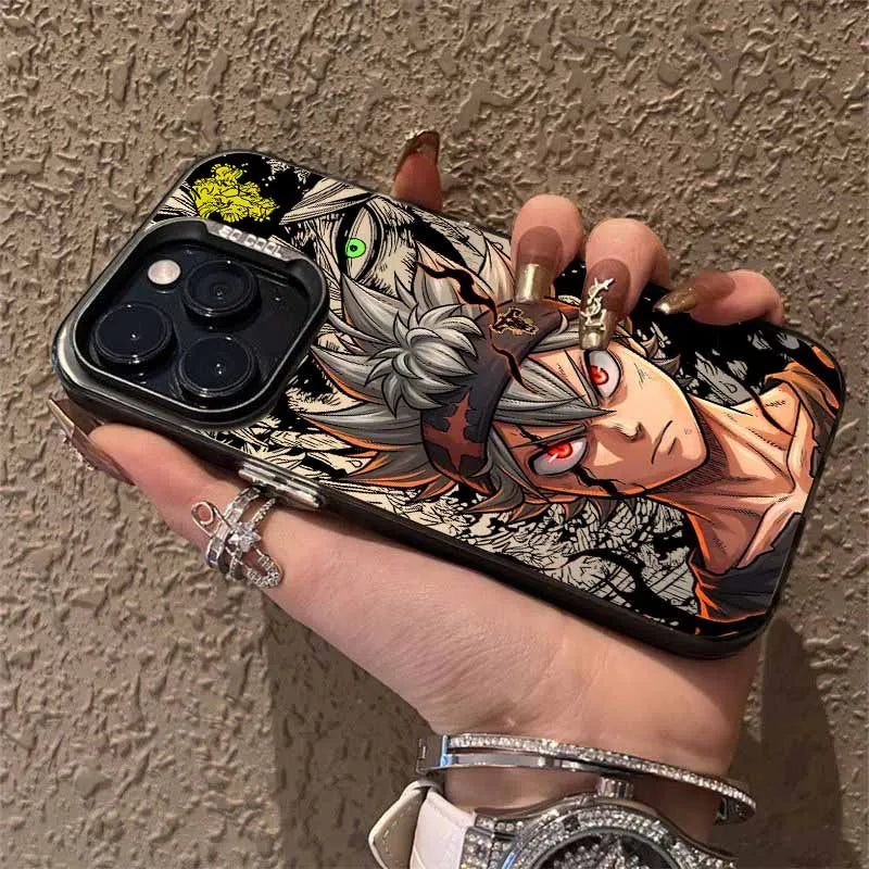 Asta Black Clover For Apple iPhone 17 16E 16 15 14 13 12 mini Pro Max Plus Cover Funda Siliconea Soft Capa Colorful Phone Case