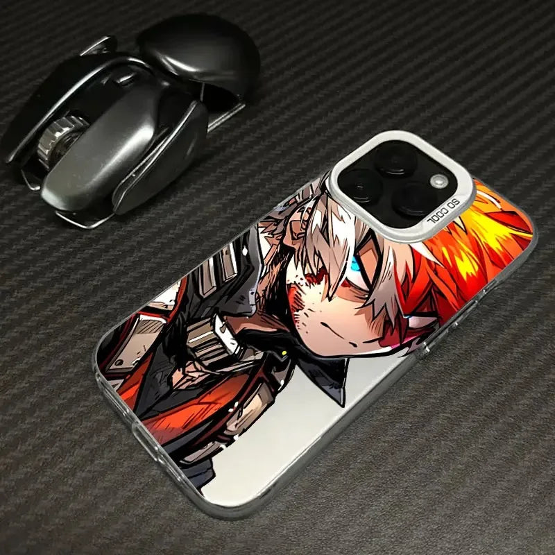 Hot Anime My Hero Academia Phone Case For iPhone 17 17e 16e 16 15 14 13 12 11 mini Pro Max X XR XSMAX 8 7 Air Plus Anti Fall