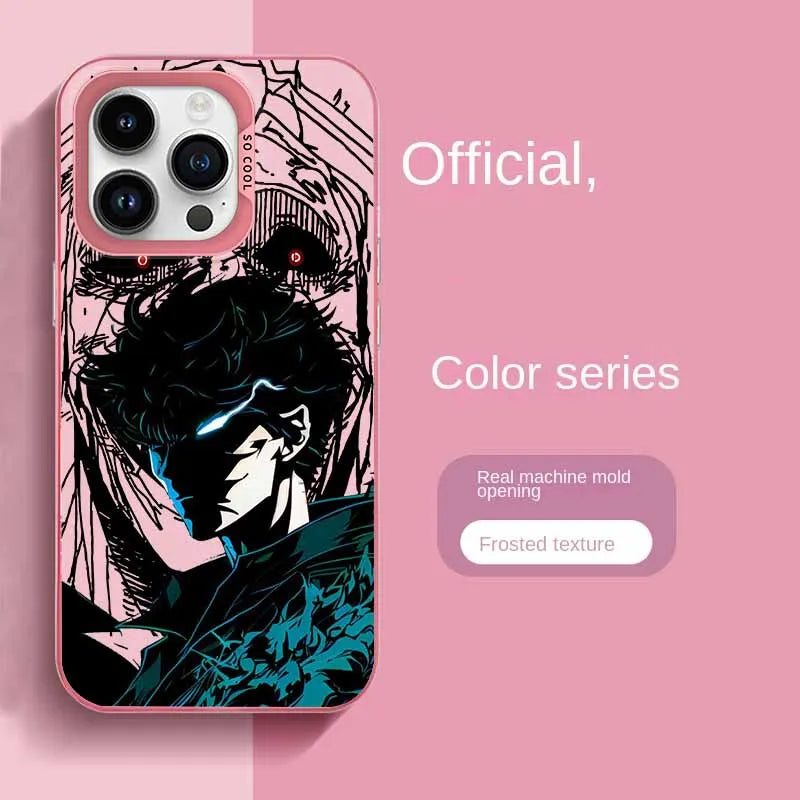 Anime Solos Levelings For Apple iPhone 17 16E 16 15 14 13 12 mini Pro Max Plus Cover Funda Silicone Soft Colorful Phone Case