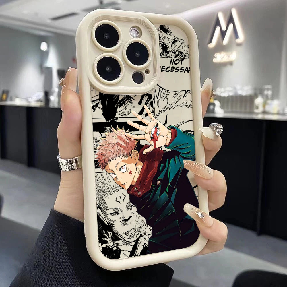 Cool Jujutsus Kaisens Phone Case for iPhone 17 16e 16 15 14 13 12 11 Air Pro Max Mini XR XS X 7 8 6 6s Plus Soft TPU Back Cover