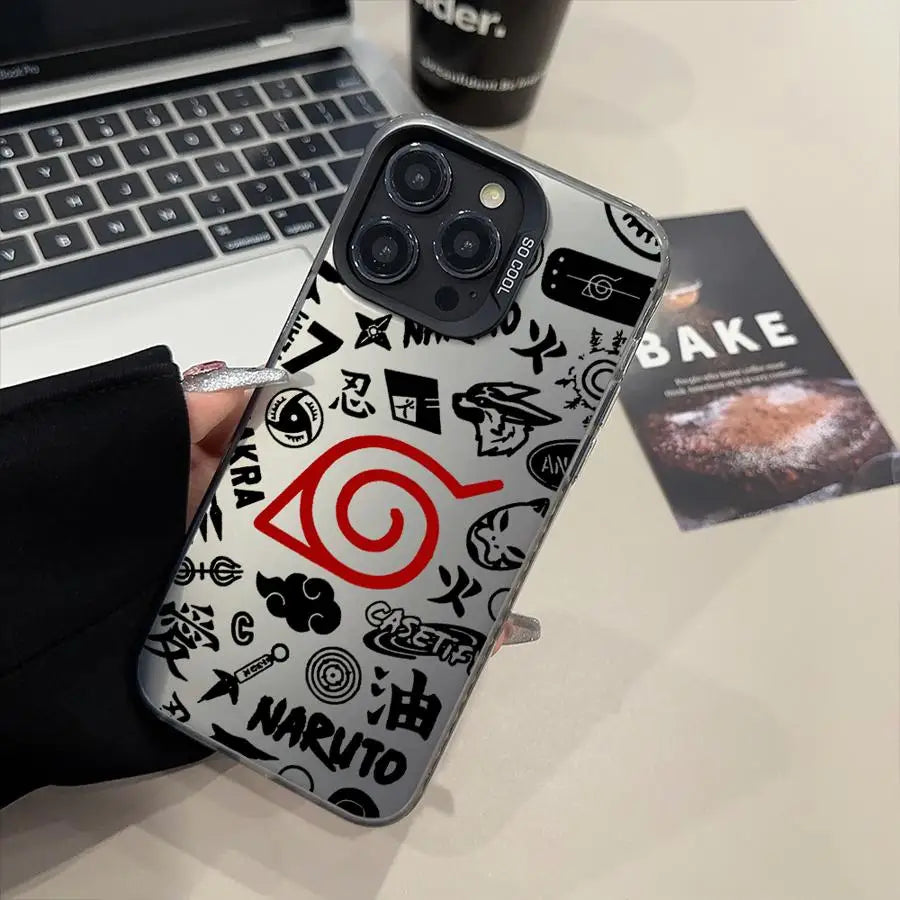 Phone Cover Case for iPhone 17 Pro Max 13 16 Air 17e 11 12 Pro 14 Plus 15 Anime Narutos Logo