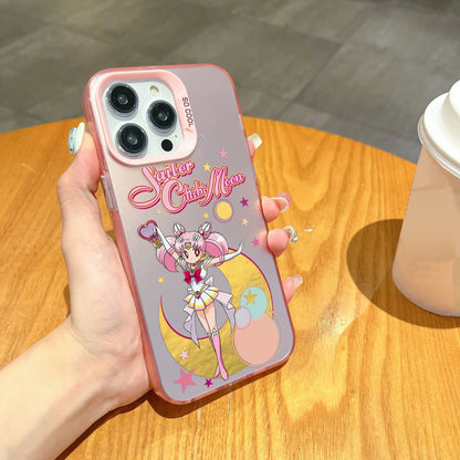 New Anime M-Moons s-Sailors Phone Case For iPhone 16 15 14 13 12 11 Pro Max X XR XSMAX 8 7 Plus Candy Matte Shockproof Cover
