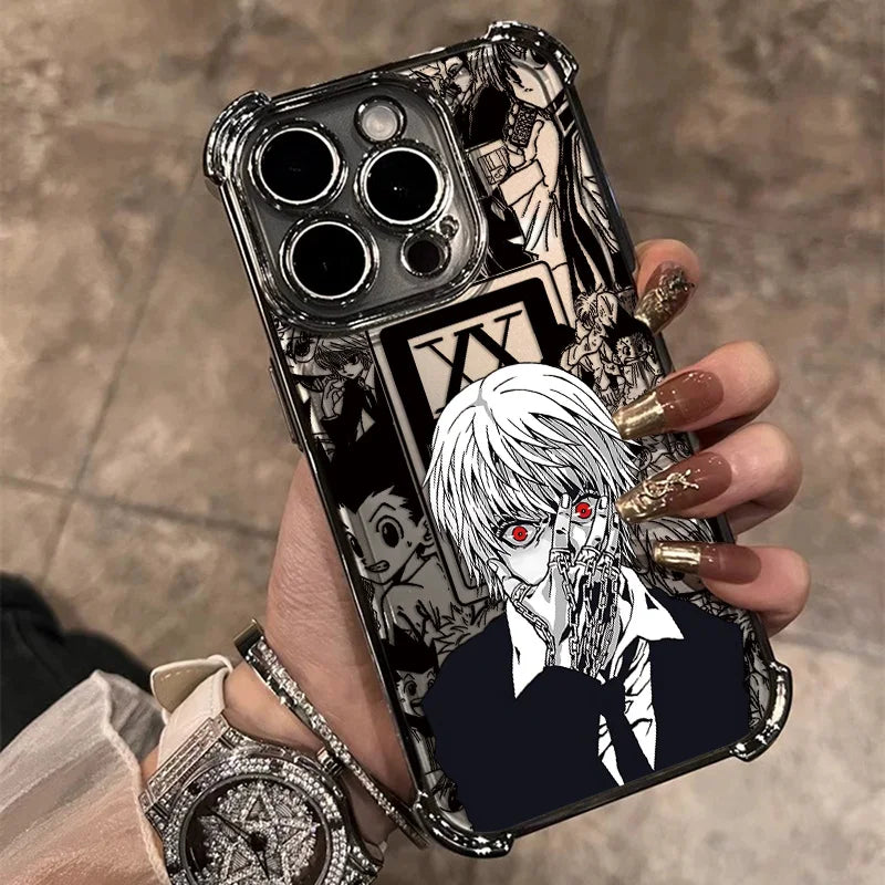 Anime Hunter X Hunter Phone Case For iPhone 17 17e 16e 16 15 14 13 12 11 Pro Max X XR XSMax 7 8 Mini Air Plus Anti-Fall Airabag