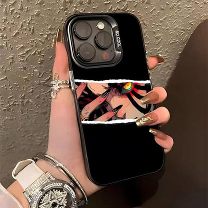 A-Akaza Demon Slayer Phone Case For IPhone 17 Pro Max 15 Pro 16 14 Plus 12 13 Mini 11 Pro Shockproof Colorful Cover