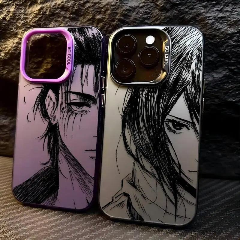 Attack On Titan Cool Anime Phone Case For iPhone 17 16e 16 15 14 13 12 11 Pro Max X XR XSMAX 8 7 Air Plus Anti Fall Matte Cover