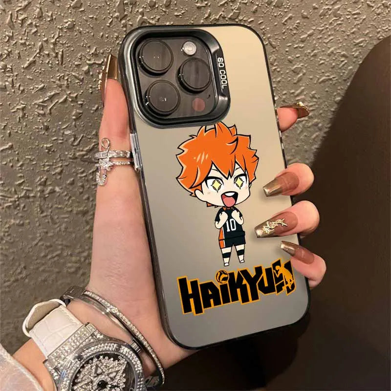 Haikyuu!! Anime Phone Case For iPhone 17 16e 16 15 14 13 12 11 mini Pro Max X XR XSMAX 8 7 Air Plus Anti Fall Matte Back Cover