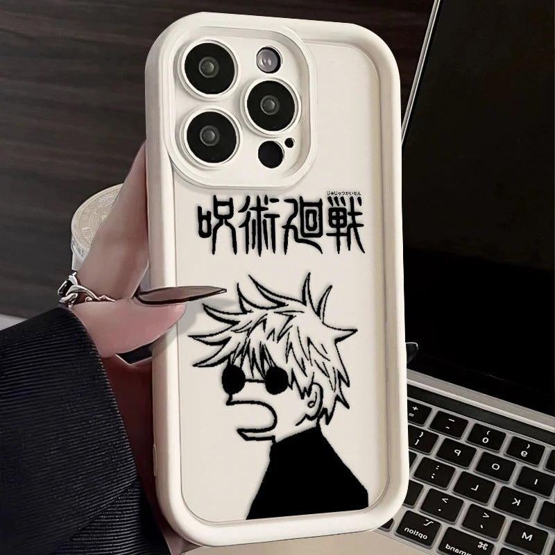 Jujutsu Kaisen Anime Phone Case For vivo Y28 Y03 Y17s Y19s Y100 Y78 Y36 Y27 Y16 Y77 Y75 Y35 Y22s Y02 Y72 Y76 4G 5G Cover
