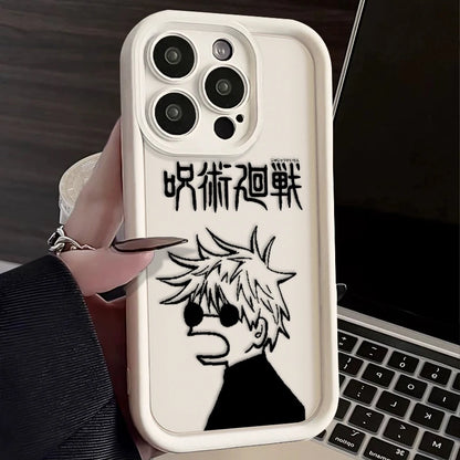Jujutsu Kaisen Anime Phone Case For vivo Y28 Y03 Y17s Y19s Y100 Y78 Y36 Y27 Y16 Y77 Y75 Y35 Y22s Y02 Y72 Y76 4G 5G Cover