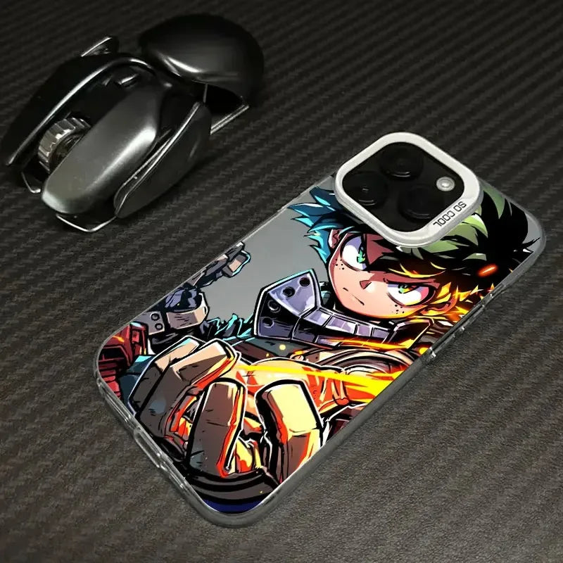Hot Anime My Hero Academia Phone Case For iPhone 17 17e 16e 16 15 14 13 12 11 mini Pro Max X XR XSMAX 8 7 Air Plus Anti Fall