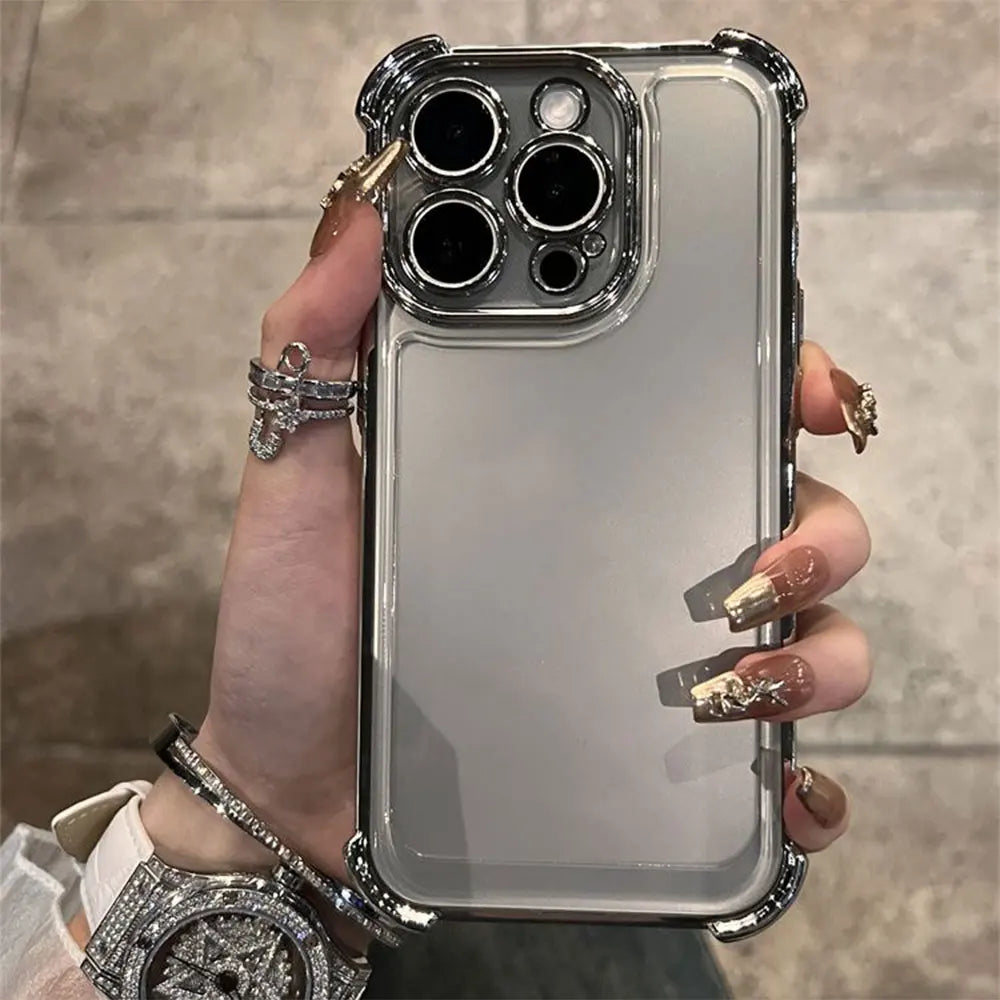 Hot Dragon Ball Plating Phone Case For iPhone 17 17e 16e 16 15 14 13 12 11 Pro Max X XR XSMax 7 8 Mini Air Plus Anti-Fall