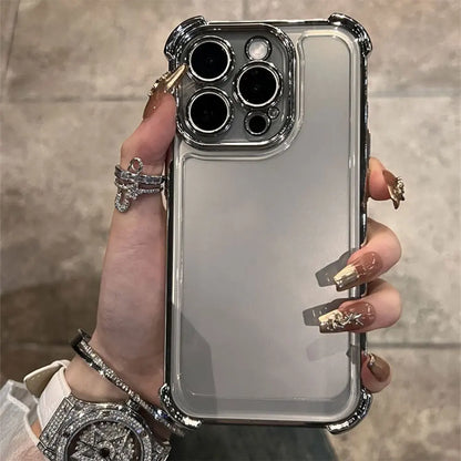 Hot Dragon Ball Plating Phone Case For iPhone 17 17e 16e 16 15 14 13 12 11 Pro Max X XR XSMax 7 8 Mini Air Plus Anti-Fall