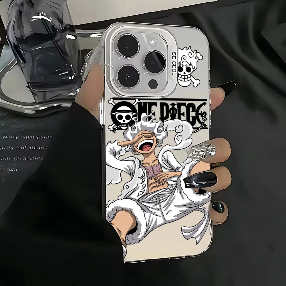 Anime Ones Pieces Nika Luffys Phone Case for IPhone 17 17e 16e 16 15 14 13 12 11 Pro Max Air Plus Anti Fall Matte Back Cover