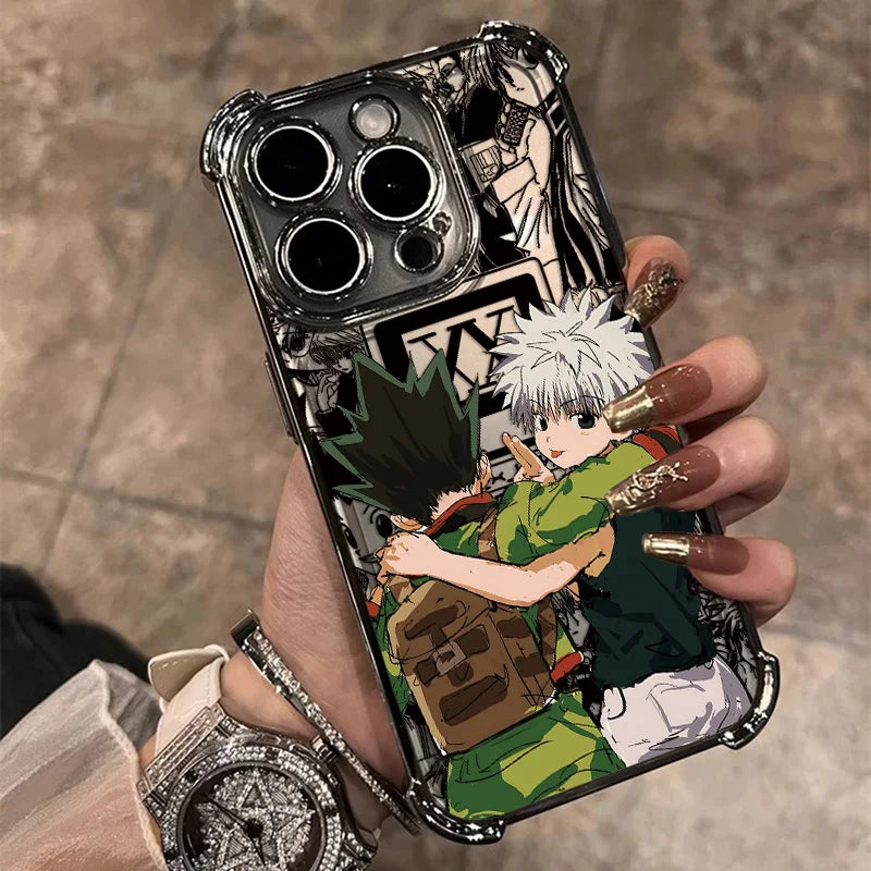 Anime Hunter X Hunter Phone Case For iPhone 17 17e 16e 16 15 14 13 12 11 Pro Max X XR XSMax 7 8 Mini Air Plus Anti-Fall Airabag