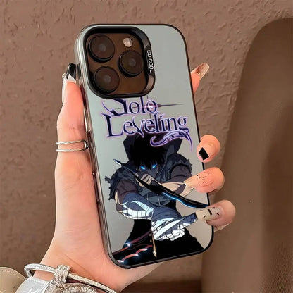 Anime Solos Levelings Phone Case For iPhone 16 15 14 13 12 11 Pro Max X XR XSMAX 8 7 Plus Matte Shockproof Back Anti Fall Cover