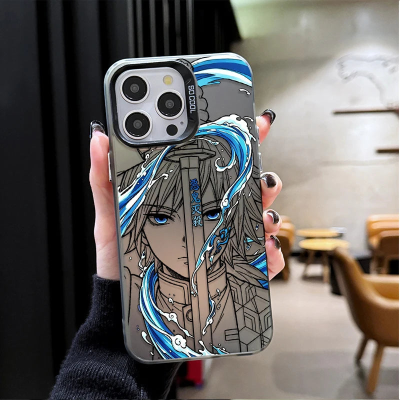 Anime Giyu Tanjiro Demon Slayer Phone Case for Xiaomi Redmi Note 15 14 13 12 10 9 Pro Plus 4G 5G 12S 11S 10S  9S Matte Cover