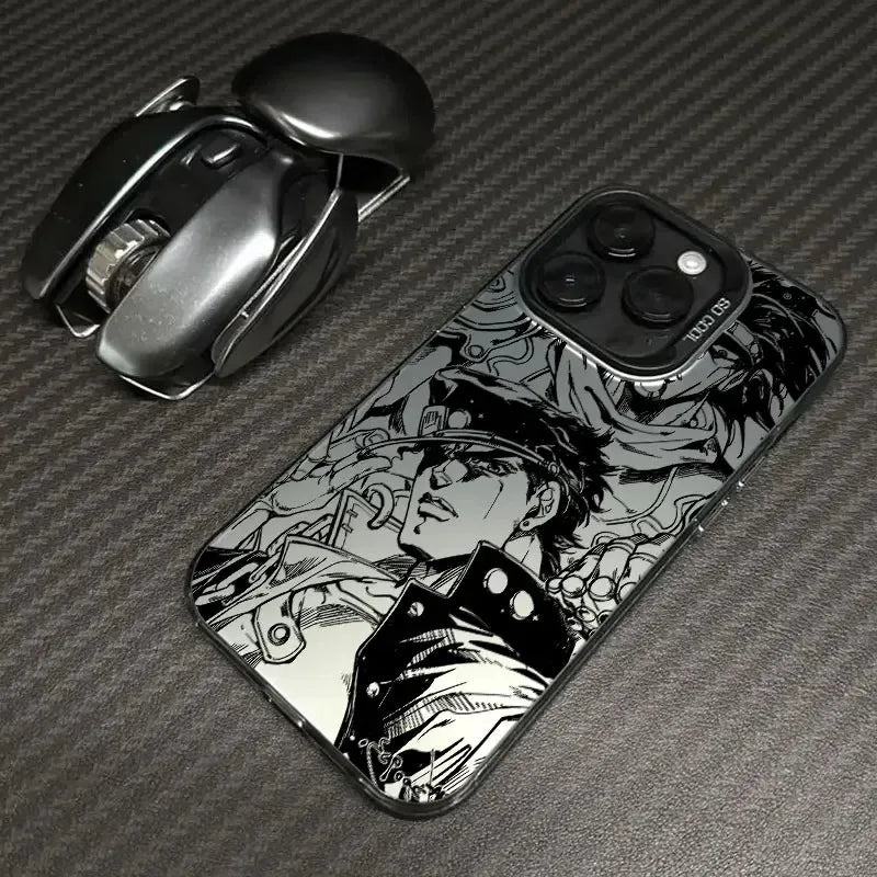 Anime JoJos Bizarre Adventure Phone Case For iPhone 17 16e 16 15 14 13 12 11 mini Pro Max XR XSMAX 8 7 Air Plus Anti Fall Matte