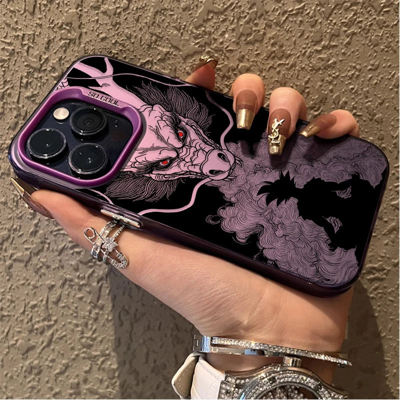 DRAGON BALL SHENRON GOKU SILHOUETTE Hard Case for iPhone 12 17 Air Pro Max 16 15 11 14 13 Pro Max XS X XR Plus 8 7 SE 2020 Cover