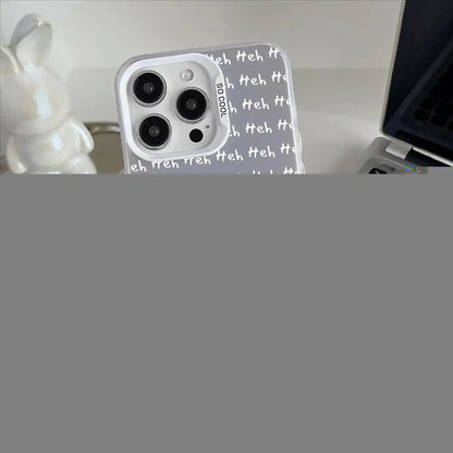 Spy Family Anya Phone Case For IPhone 16 15 14 13 12 17 Pro Max Metal Silver Button Electroplated Mobile Device