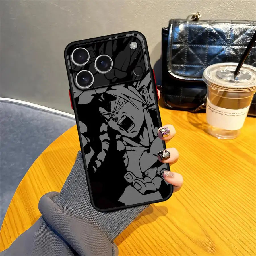Case for iPhone 17 Pro Max 15 XS XR 11 Air 16 Plus 7 8 SE 14 13 Mini 12 Funda Back Phone Cover Dragon Ball Goku Vegeta